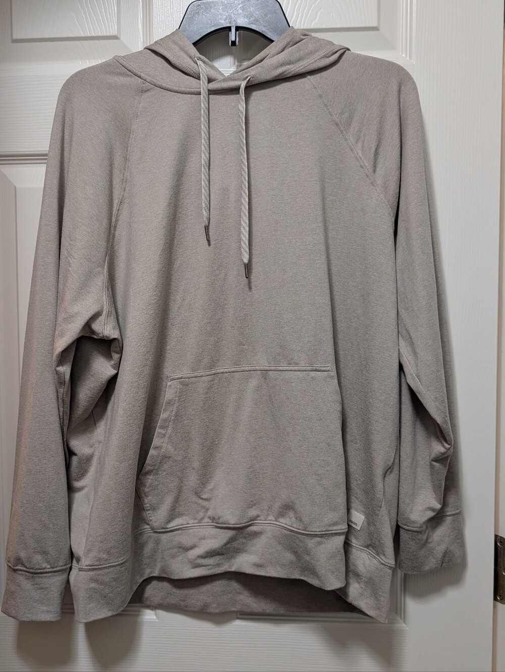 Vuori Halo Oversized Hoodie Oyster Heather Size Medium M Beige